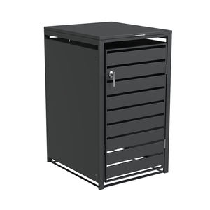 उद्यान धातु के कचरे के डिब्बे गैस स्प्रिंग्स और दबाव नम से सुसज्जित हैं और 60l, 120l और 240l कचरे के डिब्बे के साथ संगत हैं। - Product Image 1