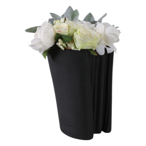Vaso moderno in porcellana per l'arredamento del soggiorno, vaso per fiori stampato in 3D per la casa, camera da letto, articolo decorativo. - Product Image 2