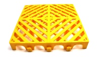 Tuiles de sol de garage en plastique à emboîtement, revêtement de sol de garage en PP pour lavage de voitures