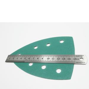 แผ่น<span class=keywords><strong>กระดาษทราย</strong></span> PMS สามเหลี่ยม100X150มม. สีเขียวปรมาณูขัดหัวใจสีเขียวปรมาณูแผ่นทรายสีเขียว - Product Image 3