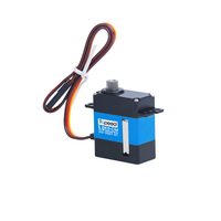 Mini servo sans noyau à couple élevé de 11 kg, 7,4 V, engrenage entièrement métallique, 360 degrés TTL 0,09 s, programmable pour robot RC Crawler 1/10
