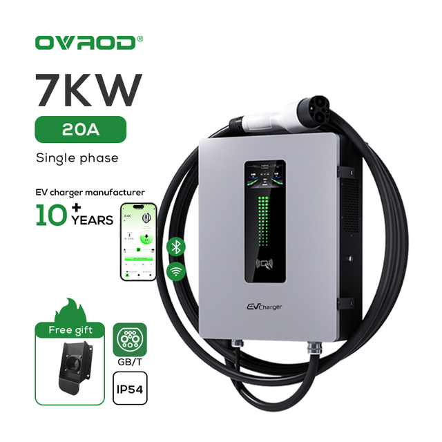 Ovrod Portable 7Kw DC Charger GB/T CCS EV ID4 Compatible 220V Electric Car Charger DC Charging Pile Station for Cars