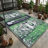 Robuste Nylon-Logo-Fußmatte Rutschfeste Gummibasis Bodenmatte Individuelles Design für Hochfrequenzbereiche