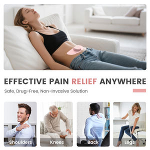 Dispositivo de terapia Tens de doble canal inalámbrico de uso doméstico de PU profesional, estimulador muscular médico para aliviar el dolor, masajeador corporal - Product Image 4