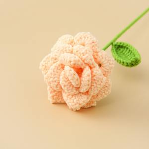 Flores de Rosa Tejidas de 9cm a Precio de Mayoreo, Regalo para el Día de la Madre, San Valentín, Decoración para el Hogar, Flor de Crochet - Product Image 6