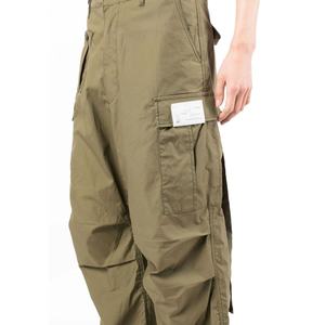 Pantalones Cargo de Pierna Ancha para Hombre, 100% Algodón Sin Elasticidad, Estilo Urbano - Product Image 5