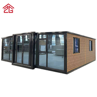 Maisons conteneur préfabriquées pliables étendues/conteneur vivant pliant de 40 pieds/maison conteneur pliable cabine extensible maison Allstar moderne