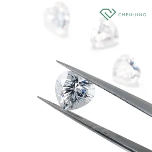 1 Carat Excellent Cut Fancy Shape Heart Cut HPHT CVD Lab Grown Diamond Real White Synthetic Lab Diamond For Jewelry Setting