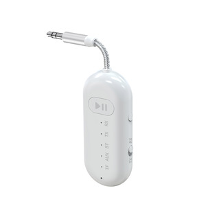 2 en 1 para <span class=keywords><strong>Bluetooth</strong></span> 5,0, Kit de coche, receptor, transmisor, adaptador AUX inalámbrico para TV/interruptor/avión, convertidor de auriculares <span class=keywords><strong>Bluetooth</strong></span> - Product Image 2