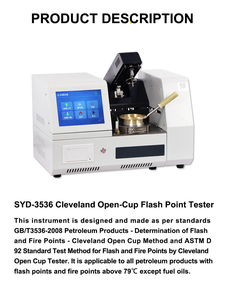 SYD-3536D Fully-automatic Open Cup <strong>Flash</strong> <strong>Point</strong> and Fire <strong>Point</strong> <strong>Tester</strong>/ Astm D92 Flammability Testing Flashpoint Apparatus - Product Image 2