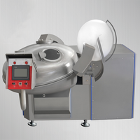 Machine de découpe sous vide pour bacs de 125L à 750L, hachoir à bacs pour la transformation industrielle de saucisses, jambons et viandes