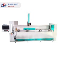 Máquina CNC Automática 3 en 1 de 3000 mm para Perfiles de Aluminio, Copiadora Compacta, Fresadora y Taladradora