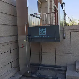 Escalera hidráulica Vertical para hombre, elevador de silla de ruedas eléctrico para interiores