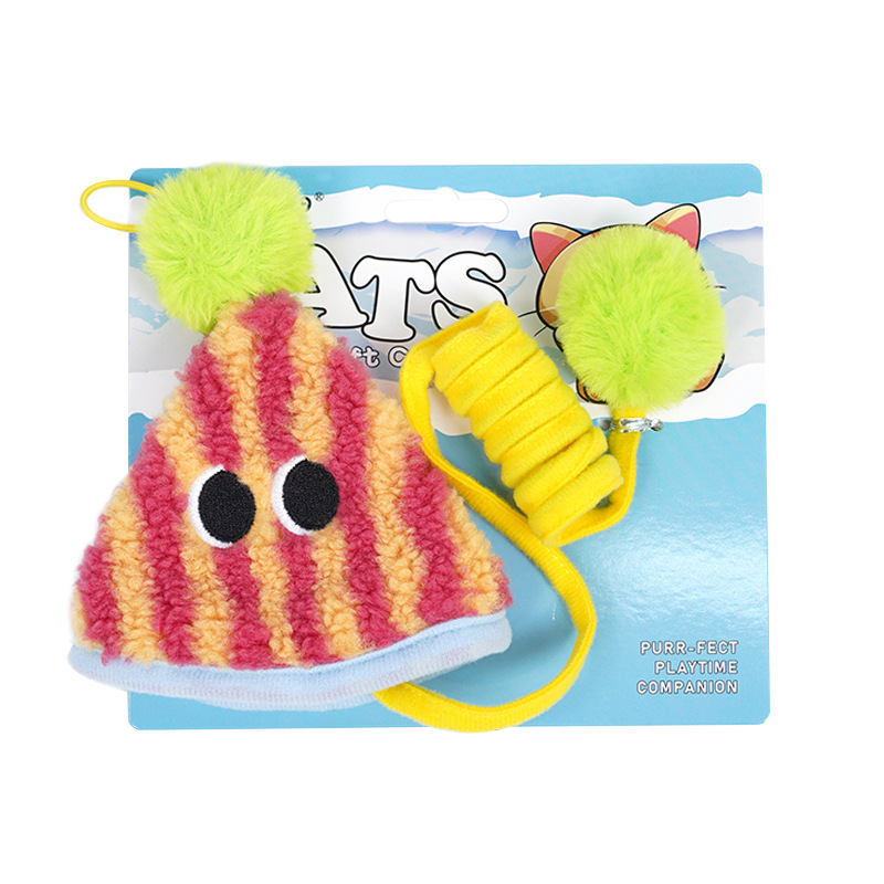 Jouet pour chat parachute à ressort - étoile mobile