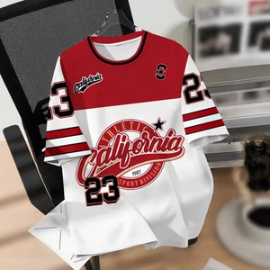 Camiseta Deportiva California 2026, Cuello Redondo, Manga Corta, Corte Holgado, Unisex, Transpirable, 100% Poliéster, Sublimación - Product Image 4