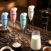 NEWELL Batteur à crème électrique réglable, fouet manuel ergonomique, fonctionnement silencieux, gadget pour créer une micro-mousse riche pour la pâtisserie maison