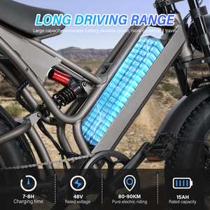 Vélo électrique rétro avec moteur de moyeu arrière en alliage d'aluminium 48V 750W 20 pouces 7 vitesses, frein à disque, batterie au lithium, autonomie de <span class=keywords><strong>50</strong></span> <span class=keywords><strong>km</strong></span> - Product Image 6
