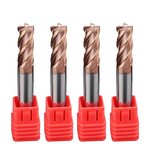 Fraise en carbure monobloc HRC55 pour CNC, outil de fraisage carré pour métaux, fraises de défonceuse - Product Image 2