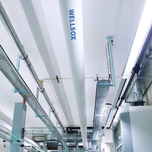 Système de tuyaux de ventilation industrielle design chaussette tissu conduit d'air pour la <span class=keywords><strong>climatisation</strong></span> dans les environnements de fabrication - Product Image 1