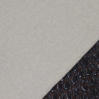 Tissu en cuir brillant imitation crocodile PVC couleur or et argent 1,3 mm pour sacs, chaussures, meubles