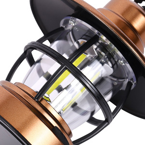Camping Lantern Led <b>Battery</b> Operated Metal Outdoor Portable Light For Tent Hiking Fishing Emergency Use - Product Image 3