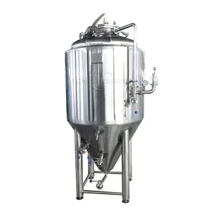 Tanque de armazenamento de cerveja, tanque de aço inoxidável de fermentação de cerveja 500l 5hl para equipamentos de fermentação