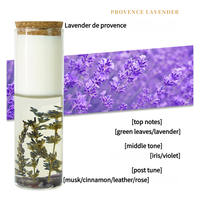 Caja de regalo de recuerdo de boda personalizada de gama alta al por mayor, vela de cera de soja para aromaterapia, aroma de flores secas Premium, Día de San Valentín