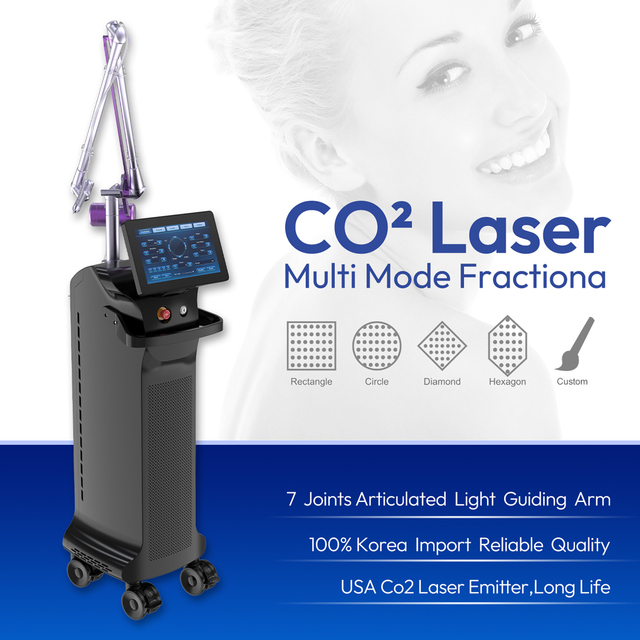 High-Speed  Fractional Beauty Machine Co2 Laser Equipment with 10600nm Wavelengths  RF Tube Fractional Co2 Laser Machine