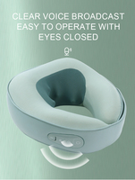 Vente en gros d'oreiller en forme de U rechargeable Produits de massage électrique Oreiller de massage du cou Oreiller de voyage pour massage du cou