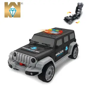 Di alta Qualità 1:64 Collezione Mini Del Metallo Bambini Auto Della Polizia con la Luce e il Suono Diecast Modello di Auto