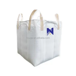 Pp Woven 500kg 1000kg 1500kg Jumbo Bulk Bag Breathable Firewood Mesh Net Big Bag Super Sack