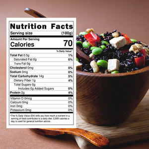 Riz de Konjac Keto à faible teneur en matières grasses, sans glucides, faible en calories, riz noir séché Shirataki pour régime Keto - Product Image 6