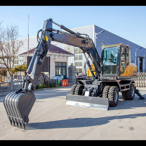 Excavadora China con Ruedas y Cucharón de 0.3 CBM HWL110, Precio de Excavadora de <span class=keywords><strong>10t</strong></span> - Product Image 2