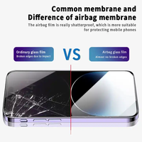 Protection d'écran en verre trempé HD transparente à dureté 9H, populaire et en promotion, pour iPhone avec fonction tactile sensible