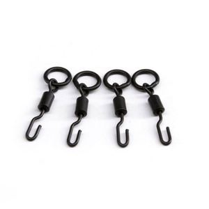 <span class=keywords><strong>Spinner</strong></span> Swivel pour Ronnie <span class=keywords><strong>Rig</strong></span>, accessoires de pêche à la carpe, hameçons pour montage de carpe, émerillons rotatifs, équipement de pêche à changement rapide - Product Image 2