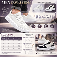 Baskets basses à plateforme épaisse pour hommes, à lacets, semelle épaisse, noir, blanc, crème, style décontracté urbain