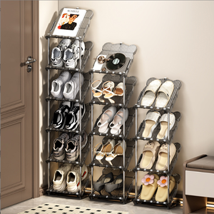 La nouvelle tendance de 2025 étagères à chaussures de luxe assemblées multicouches légères pour la maison économisent de l'espace et offrent un <span class=keywords><strong>stockage</strong></span> en trois dimensions - Product Image 2