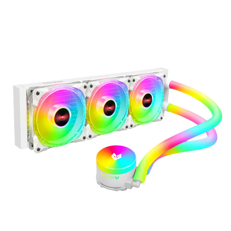High Quality COOLMOON AS-SER 360/240 aio water cooler with RGB water cooling tube ARGB water cooler radiator aio cpu cooler