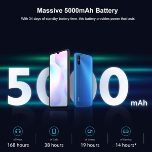 Celulares Redmi 9A gốc toàn cầu điện thoại di động 64GB 128GB Nhận dạng khuôn mặ<span class=keywords><strong>t</strong></span> 4G Android telefonos Mi Redmi điện thoại thông minh - Product Image 6