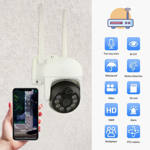 กล้องวงจรปิดอัจฉริยะ <span class=keywords><strong>Wolf</strong></span> Guard Tuya 3MP/4MP Wifi พร้อมระบบอินเตอร์คอมสองทาง ติดตามอัตโนมัติ ความคมชัดระดับ Full HD กล้อง IP อัจฉริยะ WiFi สำหรับรักษาความปลอดภัย - Product Image 5