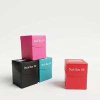 Boîte de rangement haute capacité JIN OU 100+, étui pour cartes de jeu de taille standard, sans PVC, sécurisé pour l'archivage, boîte de protection pour cartes de jeu de taille standard