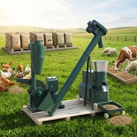 Nouvelle machine à granulés d'aliments pour volailles, moutons et bovins, 4 mm, productivité élevée 600 kg/h, 220V/380V