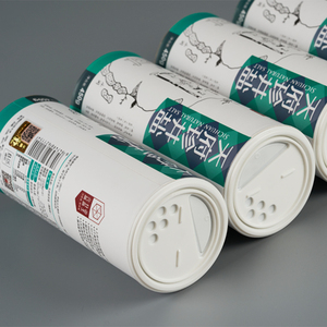 Tube en papier de qualité alimentaire personnalisé pour le sel et la poudre |   Emballage rond écologique pour sel de mer, épices, protéines avec doublure intérieure - Product Image 3