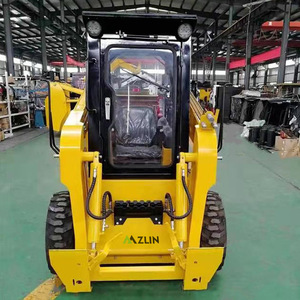 รถตักล้อยางขนาดเล็ก 500 กก. รถตักล้อยางแบบสกิดสเตียร์สำหรับขาย - Product Image 2