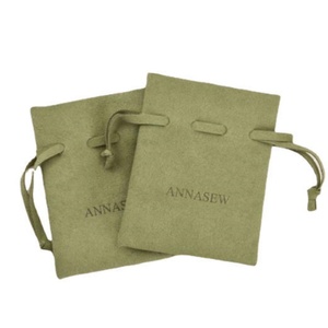 Custom Velvet Eco-Friendly Jewelry <b>Bag</b> & Pouch 10*15cm Durable <b>String</b> <b>Bag</b> for Rings & Earrings Wholesale Gift Packaging - Product Image 5