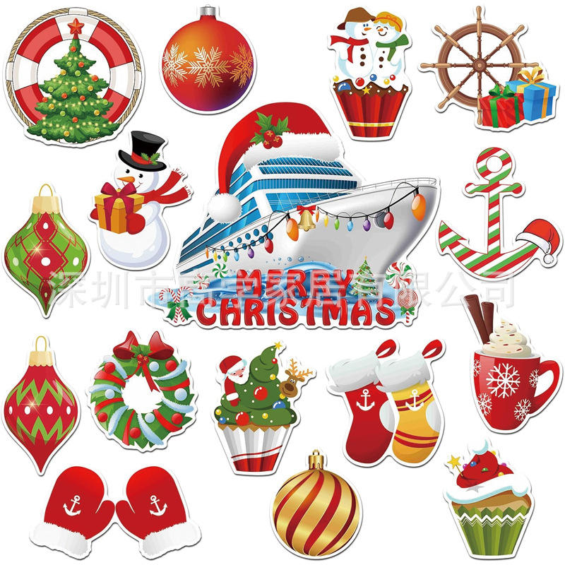 แม่เหล็กติดตู้เย็นประตูเรือสำราญแบบกำหนดเอง 6