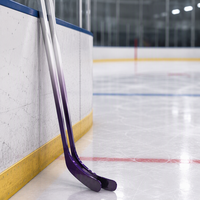 Le bâton de hockey sur glace en fibre de carbone le plus populaire avec logo personnalisé, poignée personnalisée et logo personnalisé en 2026