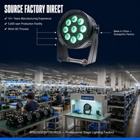 Projecteur PAR sans fil à batterie Wincode AquaPar Timo IP65