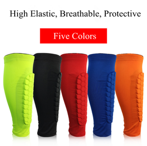 Aofit - Mejores protectores de espinilla de fútbol con almohadillas de nido de abeja personalizadas y compresión para pantorrillas, con almohadillas integradas - Product Image 2