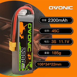 Batterie LiPo Ovonic 1300mAh 1550mAh 2200mAh 100C 120C 3S 4S 6S pour voiture RC et drone FPV - Product Image 5